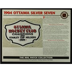 1904 Ottowa Hockey Club 13x10 NHL Collection Commemorative Patch Display