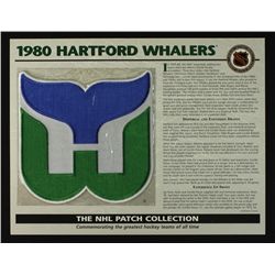 1980 Hartford Whalers 13x10 NHL Collection Commemorative Patch Display