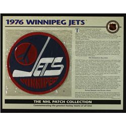 1976 Winnipeg Jets 13x10 NHL Collection Commemorative Patch Display