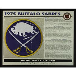 1975 Buffalo Sabres 13x10 NHL Collection Commemorative Patch Display
