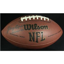 Johnny Lujack Signed Football: Inscribed "Heisman 47" (JSA COA)
