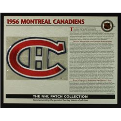 1956 Montreal Canadiens 13x10 NHL Collection Commemorative Patch Display