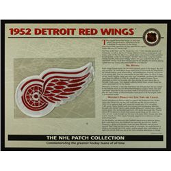 1952 Detroit Red Wings 13x10 NHL Collection Commemorative Patch Display