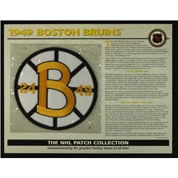 1949 Boston Bruins 13x10 NHL Collection Commemorative Patch Display