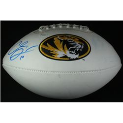 Chase Daniel Signed Missouri Logo Football (JSA COA)