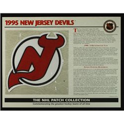 1995 New Jersey Devils 13x10 NHL Collection Commemorative Patch Display