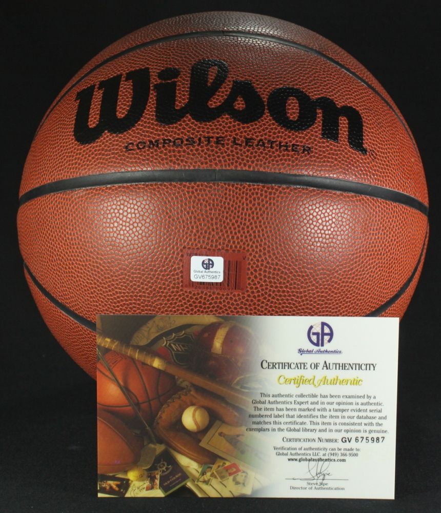 Anthony Davis Signed Basketball Ga Coa