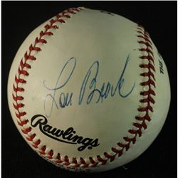 Lou Brock Signed 3,000th Hit Baseball (AR)