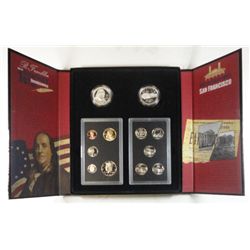 2006 U,S, AMERICAN LEGACY SET, BEN FRANKLIN & S.F. OLD MINT COMMEMS, EST. $75.00