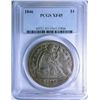 Image 1 : 1846 SEATED DOLLAR PCGS XF-AU45 (ITS AU)