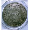 Image 2 : 1846 SEATED DOLLAR PCGS XF-AU45 (ITS AU)