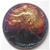 Image 2 : 1997 US silver Eagle in original box FANTASTIC RAINBOW COLOR