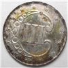 Image 2 : 1852  3 cent silver  solid AU with great toning GREAT TYPE COIN