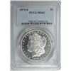 Image 1 : 1878-S MORGAN DOLLAR PCGS MS-62. BLAST WHITE, FIELDS LOOK PROOF LIKE