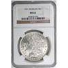Image 1 : 1921 MORGAN DOLLAR NGC MS-63. NICE WHITE COIN.
