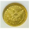 Image 2 : 1843 C $2 1/2 gold     large dt   XF