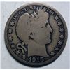 Image 1 : 1915 BARBER HALF DOLLAR GOOD+