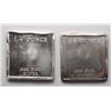 Image 2 : (2)  1/4 oz. Silver ART BARS. Back in the seventy's this was a hot collectible.