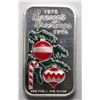 Image 1 : 1 oz. Silver ART BARS. Back in the seventy's this was a hot collectible.