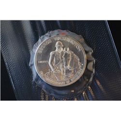 1982-D US George Washington Commerative Half Dollar; UNC; .900 Silver .4019 Oz.; EST. $10-15