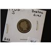 Image 1 : 1908-S Barber One Dime; G03; EST. $3-5
