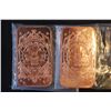 Image 2 : 2012 Copper Ingot; .999 Fine Copper 1 Oz.; Lot of 2; EST. $5-10
