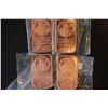 Image 1 : 2012 Copper Ingot; .999 Fine Copper 1 Oz.; Lot of 4; EST. $15-20