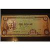 Image 1 : 1990 Jamaica $1 Foreign Bank Note; EST. $3-6