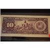 Image 2 : 1977 Venezuela Diez Bolivares Foreign Bank Note; EST. $3-6