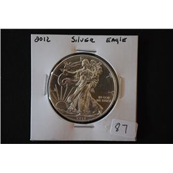 2012 Silver Eagle $1; EST. $35-40