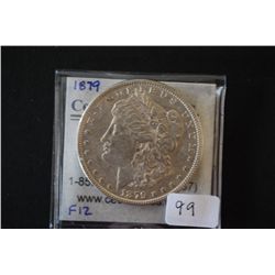 1879 Silver Morgan $1; F12; EST. $30-40