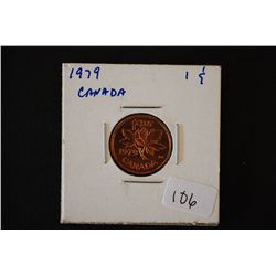 1979 Canada 1 Cent Foreign Coin; EST. $5-8