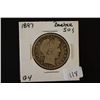 Image 1 : 1897 Barber Half Dollar; G4; EST. $15-25