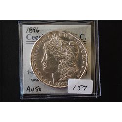 1896 Silver Morgan $1; AU50; EST. $40-60