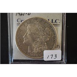 1921-D Silver Morgan $1; EST. $30-40