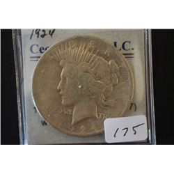 1924 Peace $1; EST. $30-40