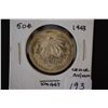 Image 1 : 1943-M Mexico 50 Centavos Foreign Coin; Choice AU UNC; EST. $5-10