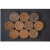 Image 2 : Indian Head One Cent; Various Dates & Conditions; Lot of 10; EST. $10-20