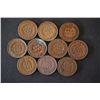 Image 2 : Indian Head One Cent; Various Dates & Conditions; Lot of 10; EST. $10-20