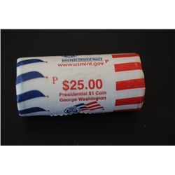 US George Washington Presidential $1 Shot Gun Roll; Philadelphia Mint; EST. $25-35