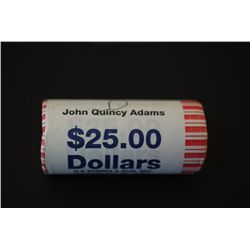 US John Quincy Adams Presidential $1 Shot Gun Roll; Denver Mint; EST. $25-35