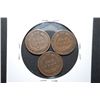 Image 2 : 1880, 1893 & 1899 Indian Head One Cent; Lot of 3; EST. $3-10