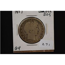 1897 Barber Half Dollar; G4; EST. $16-25