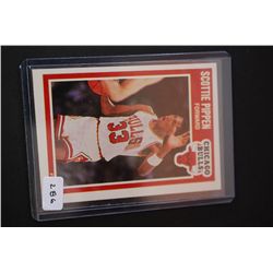 1989 NBA Scottie Pippen Chicago Bulls Basketball Trading Card; EST. $3-6