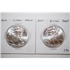 Image 1 : 2012 Silver Eagle $1; Lot of 2; EST. $70-80