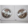Image 2 : 2012 Silver Eagle $1; Lot of 2; EST. $70-80