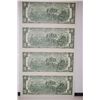 Image 2 : 2003-A US Federal Reserve Note $2; San Francisco CA Reserve; Lot of 4 Uncut Bills; EST. $20-30