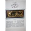 Image 2 : Central Bank Of Belize $100 Foreign Bank Note "Man O' War"; The First Gold Bank Notes Of Belize; EST
