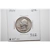 Image 1 : 1954 Washington Quarter; VF20; EST. $6-10