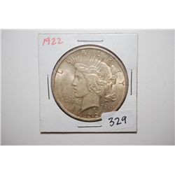 1922 Peace $1; EST. $40-60